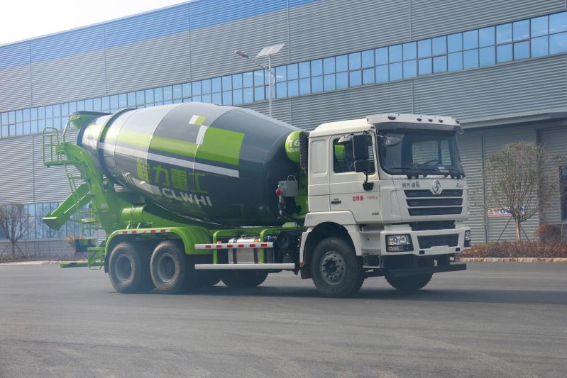 程力重工后雙橋（陜汽德龍）混凝土攪拌車