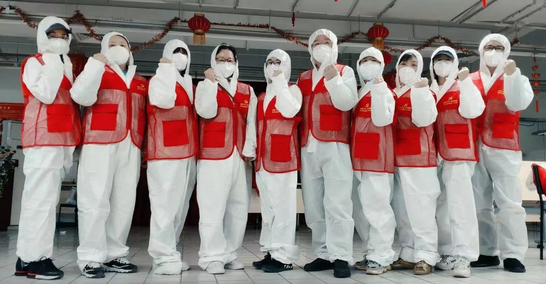 東信醫(yī)藥黨群志愿服務(wù)隊深入社區(qū)，助力疫情防控